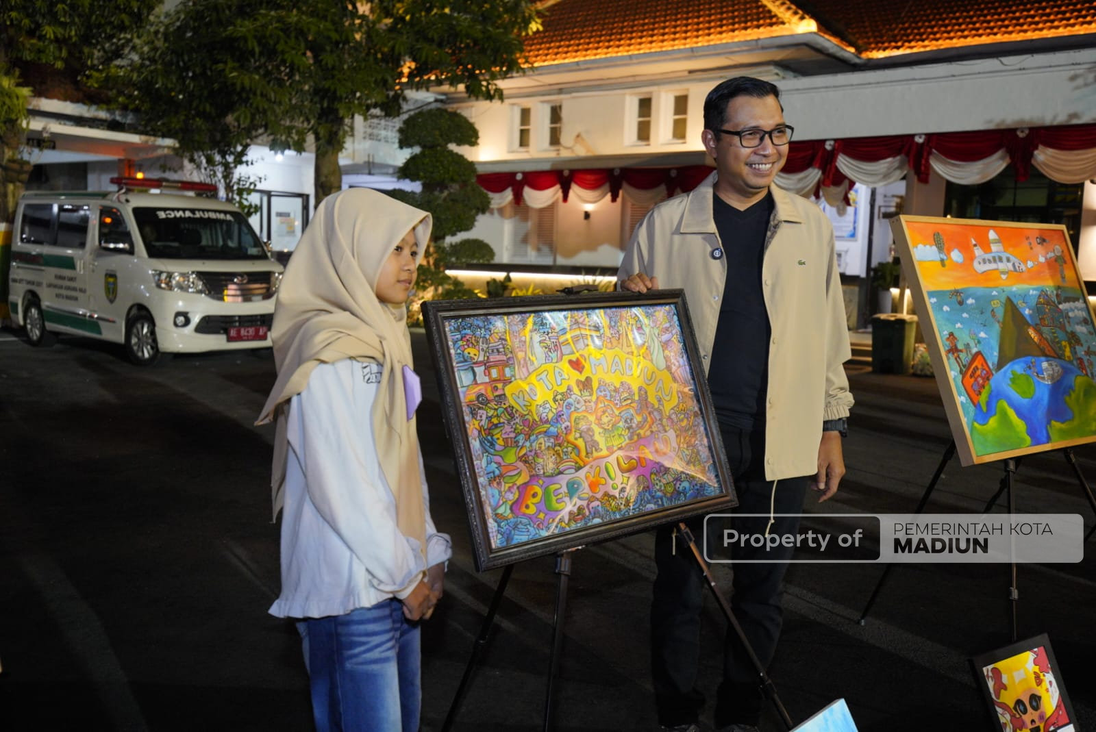 Madiun Melukis Jadi Ruang Ekspresi Anak, Plt Wali Kota Ajak Karya Mereka Hadir di Ruang Publik