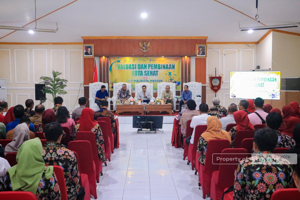 Evaluasi Kota Sehat, Plt Wali Kota Tekankan Dampak Nyata dan Kesiapan Lapangan