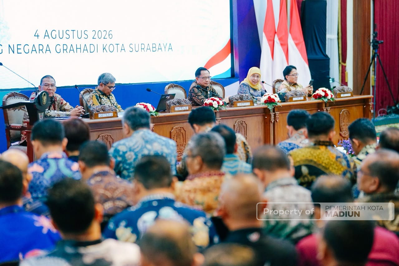 Perkuat Integritas dan Pencegahan Korupsi, Kepala Daerah di Jatim Ikuti Rakor Bersama Mendagri