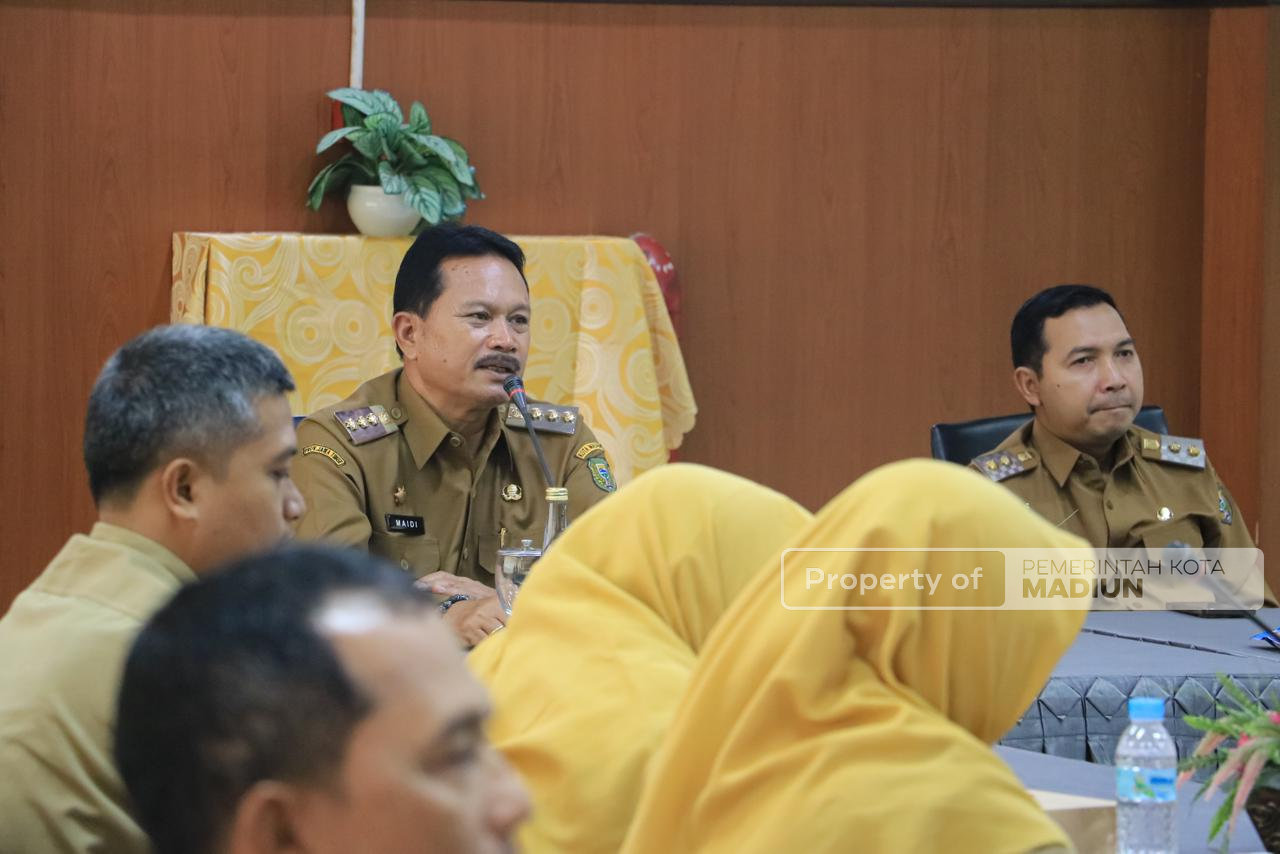 Wali Kota Madiun Pimpin Evaluasi Kinerja Dinas Perkim, Tegaskan Perkim-LH Casing Wajah Kota