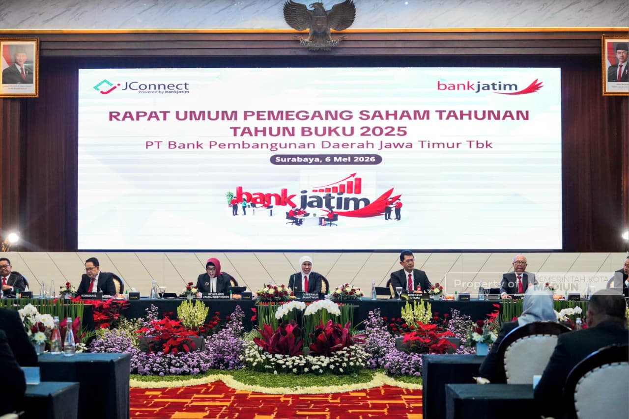 Sinergi Pemda dan Perbankan Diperkuat dalam RUPST Bank Jatim Tahun Buku 2025