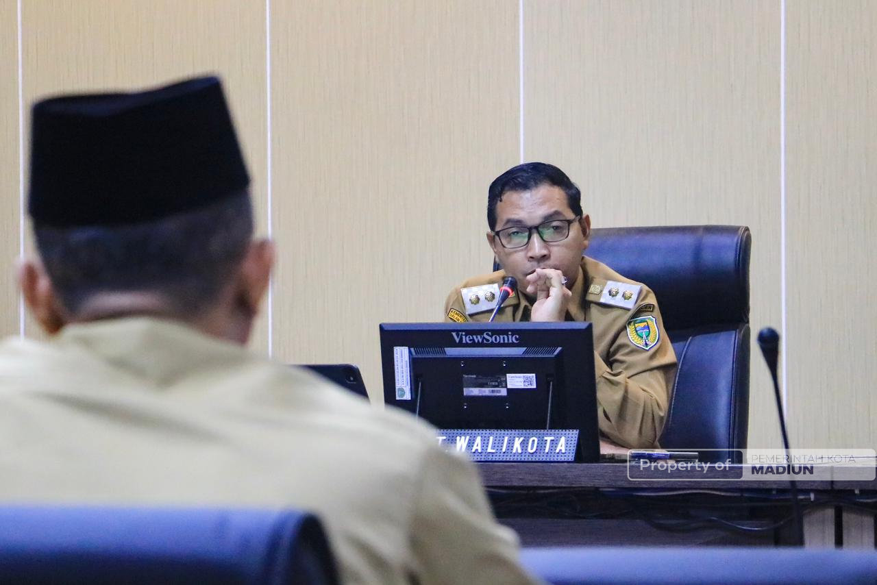 Optimalkan Jalannya Pembangunan Kota, Plt Wali Kota Pimpin Evaluasi Secara Berkala
