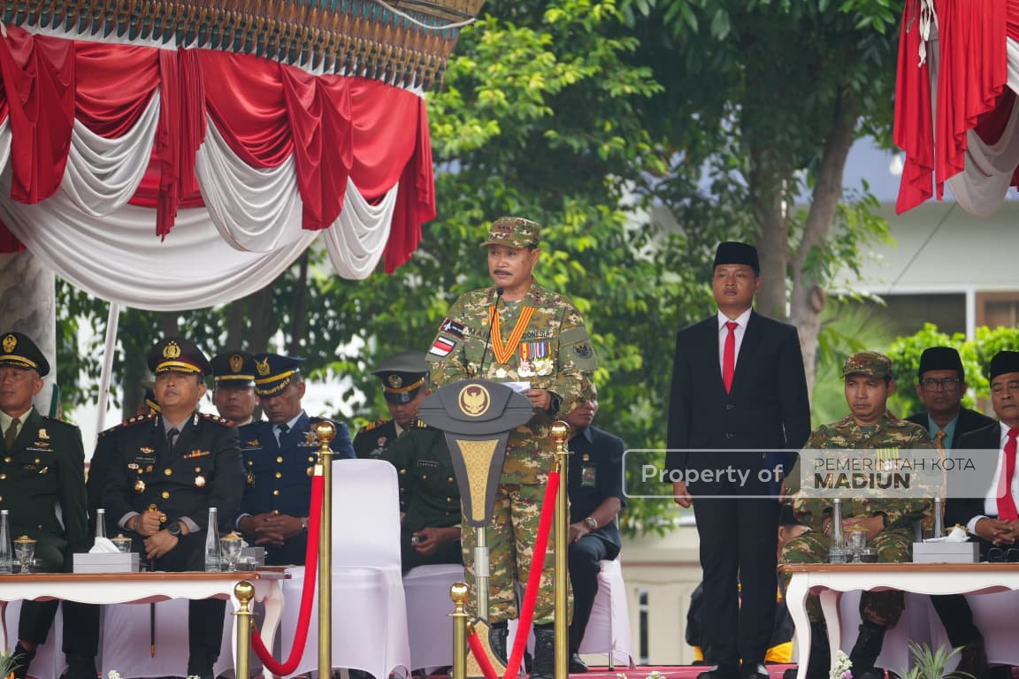 Upacara Hari Bela Negara ke-77, Wali Kota Madiun Ajak Masyarakat Perkokoh Ketahanan Sosial
