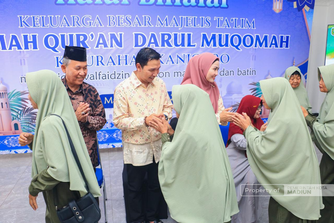 Hadiri Halal Bihalal Majelis Ta’lim, Plt Wali Kota Madiun Tekankan Penguatan SDM guna Pengentasan Kemiskinan