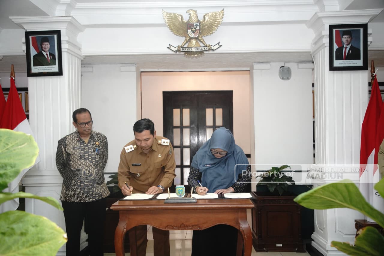 Perkuat Komitmen UHC, Pemkot Madiun dan BPJS Kesehatan Teken Nota Kesepakatan Optimalisasi JKN