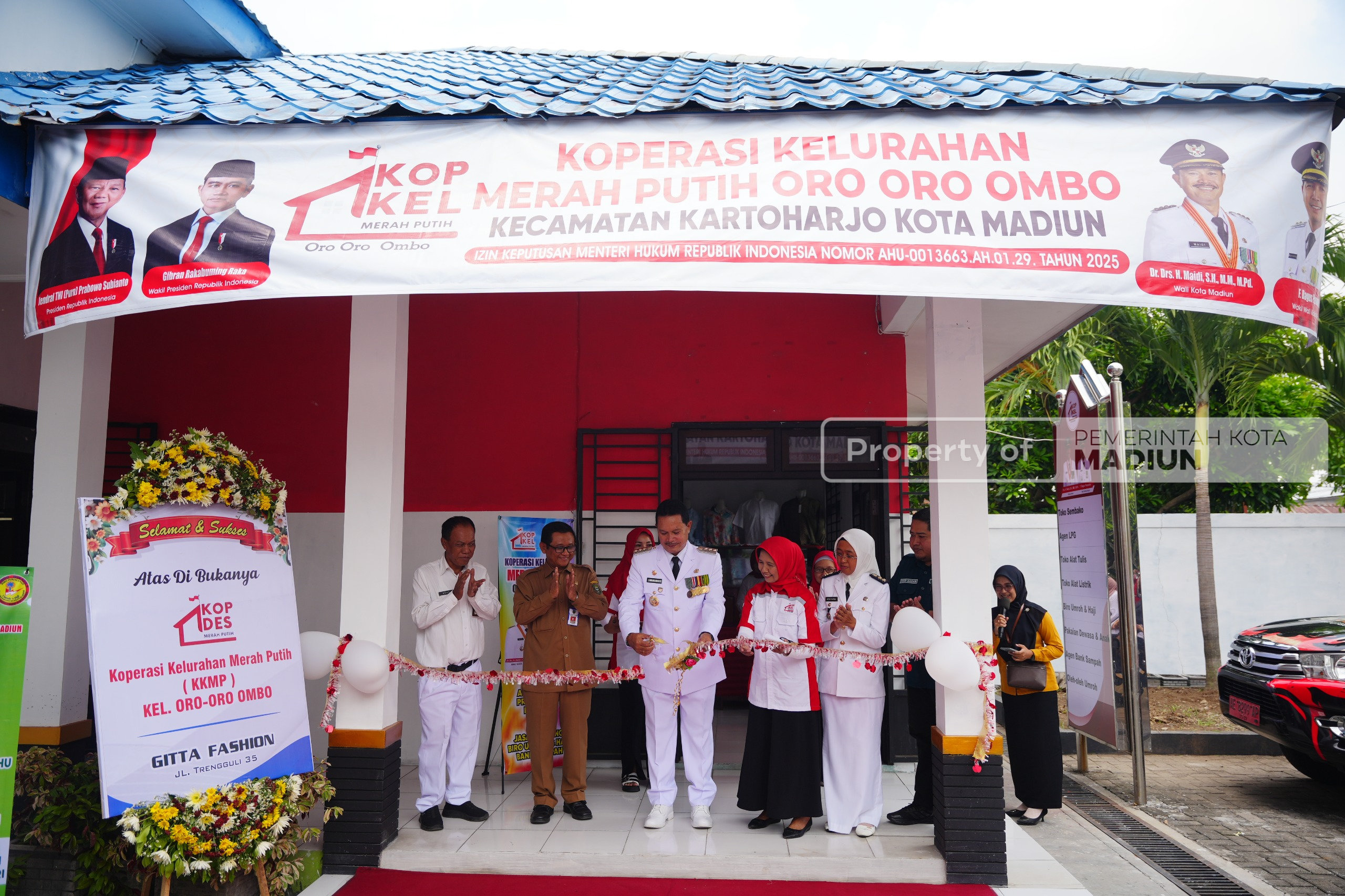 KMP Oro-Oro Ombo Diresmikan, Wali Kota Dr. Maidi: KMP Harus Bawa Kesejahteraan