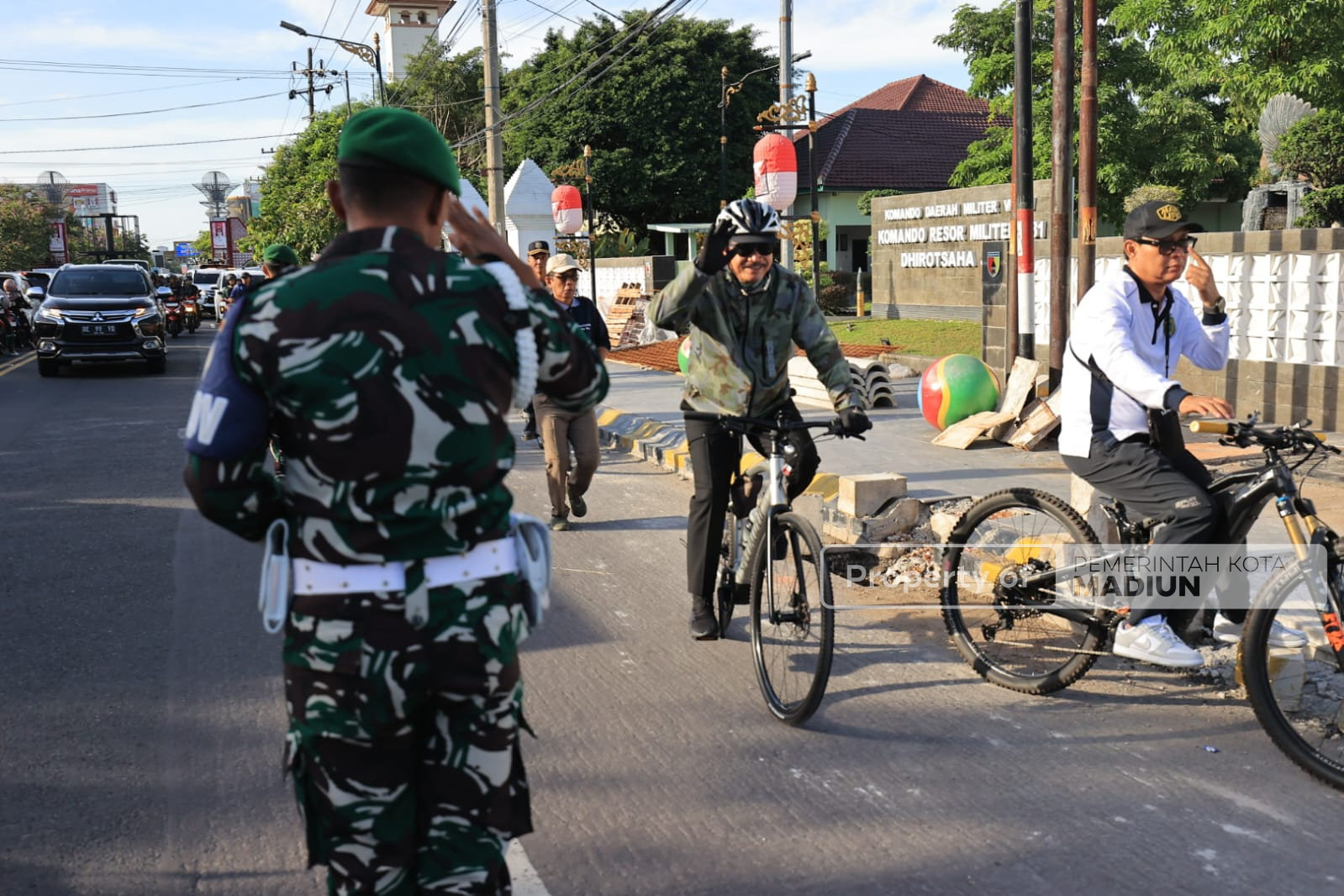 Gowes Cek Fasum, Wali Kota Madiun Berencana Sempurnakan Taman Hutan Kota