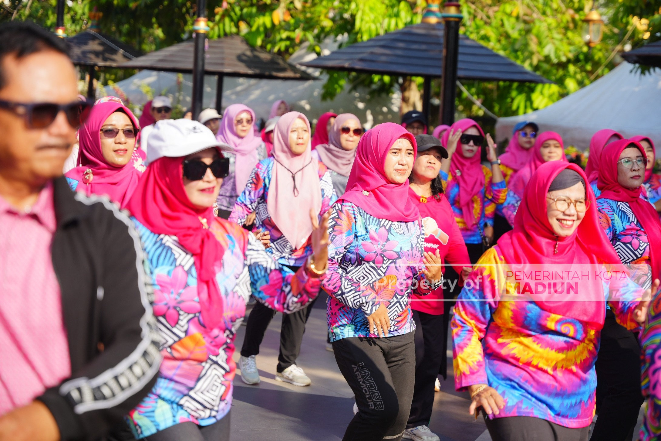 Ikuti Senam Bersama, Wali Kota Maidi Harap Masyarakat Madiun Kian Gemar Hidup Sehat