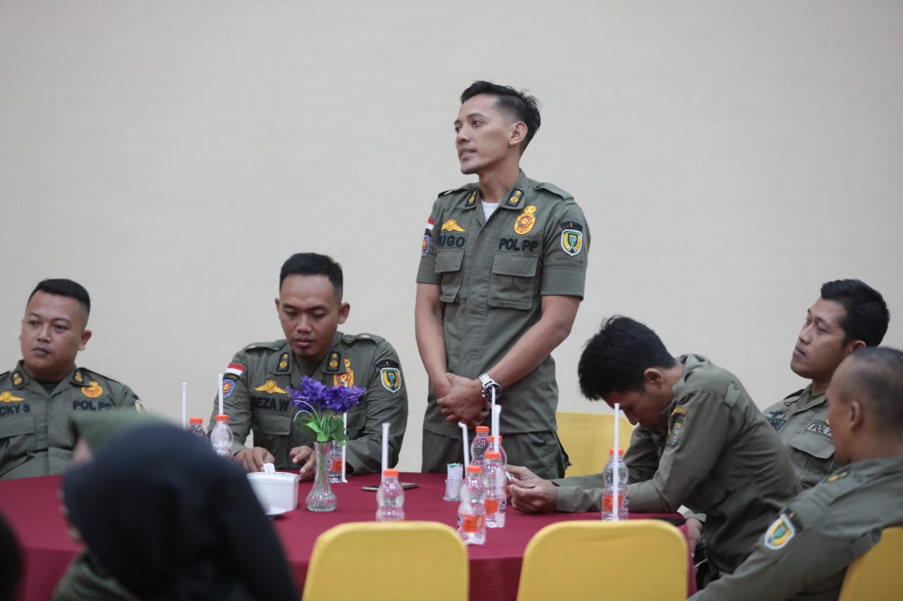Wujudkan Lebaran yang Aman dan Nyaman, Wali Kota Beri Pembinaan Petugas Satpol PP Kota