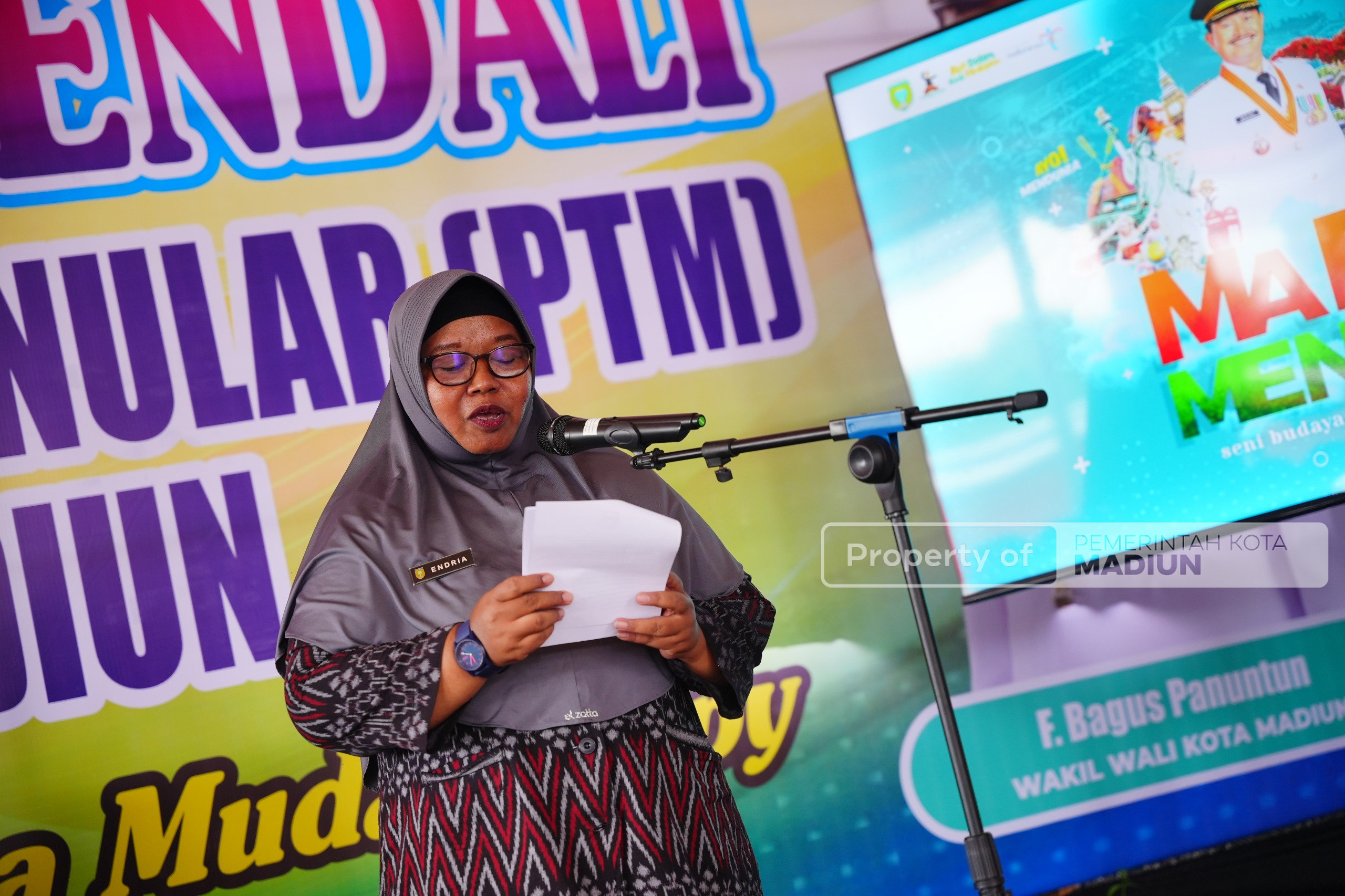 Wali Kota Madiun Resmikan Kampung Kendali PTM, Dorong Masyarakat Hidup Sehat dan Mandiri