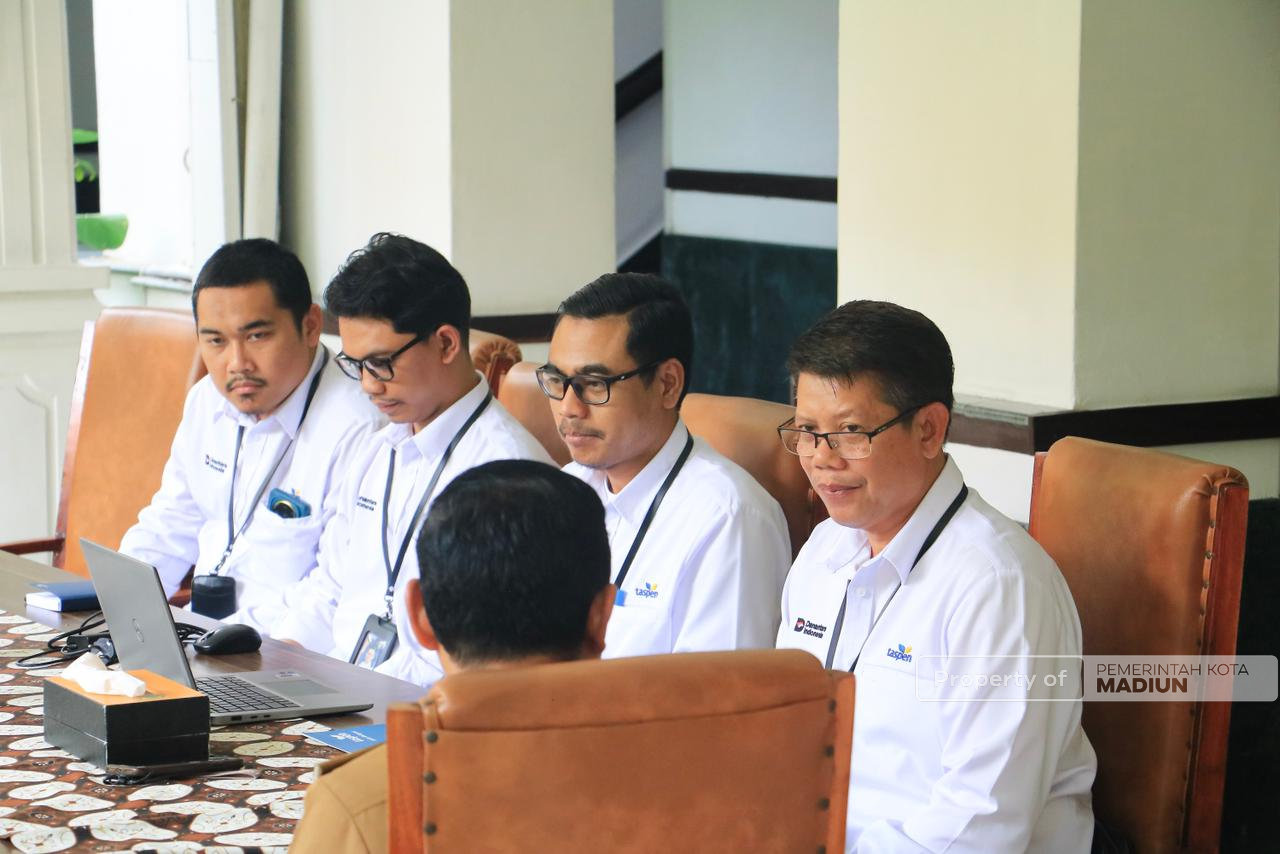 Jamin Hak Purna Tugas, Pemkot Madiun Mantapkan Sinergi Layanan Digital Bersama PT TASPEN (Persero)