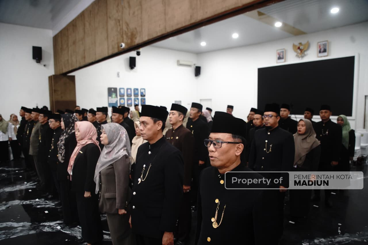 Tutup Tahun 2025, Wali Kota Madiun Lantik 59 Pejabat untuk Perkuat Akselerasi Kinerja